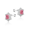 RichandRare-COLLECTOR-PINK SPINEL AND DIAMOND EARSTUDS